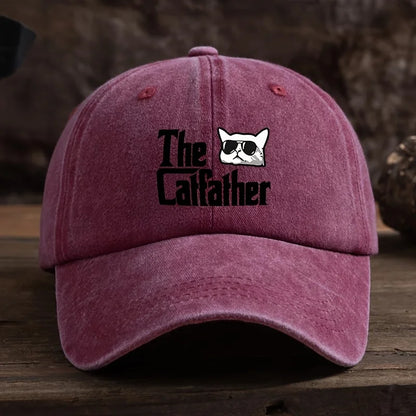 Alphabet Cat Fun Printed Baseball Hat Men's and Women's