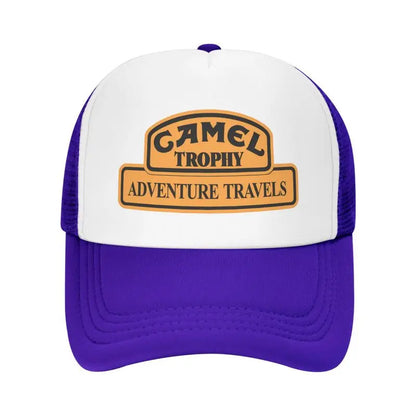 Camel Trophy Racing Print Mesh Baseball Cap Unisex Summer