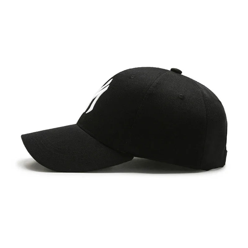 Embroidered Letter Hat Korean Version Versatile Fashion Hard Top Three Dimensional Hat