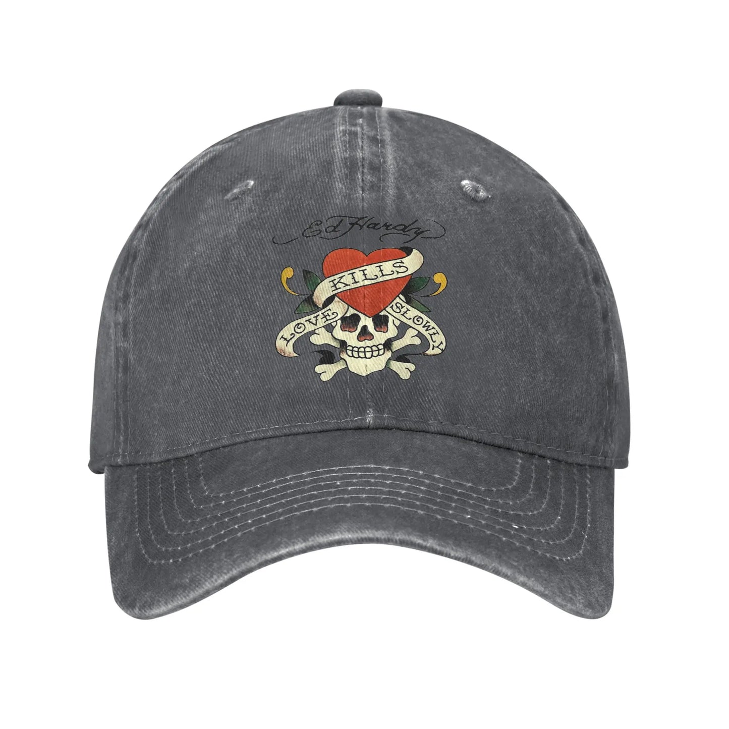 Washed Denim Cap Casual Baseball Caps Adjustable Hat