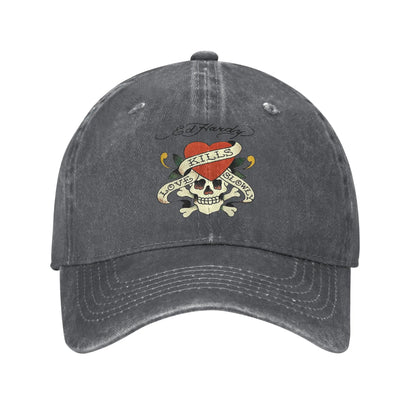Washed Denim Cap Casual Baseball Caps Adjustable Hat