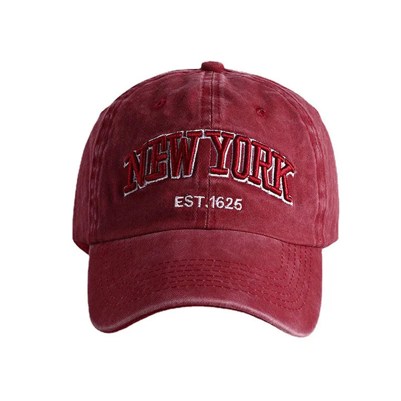 New Women's New York Embroidered Baseball Cap Male Female Snapback
