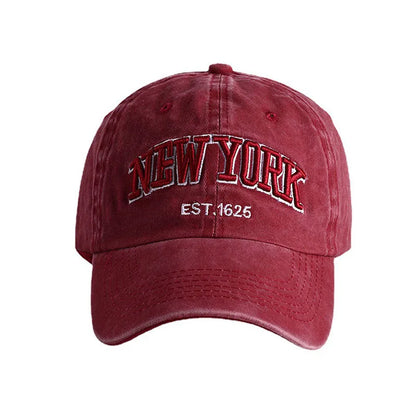 New Women's New York Embroidered Baseball Cap Male Female Snapback