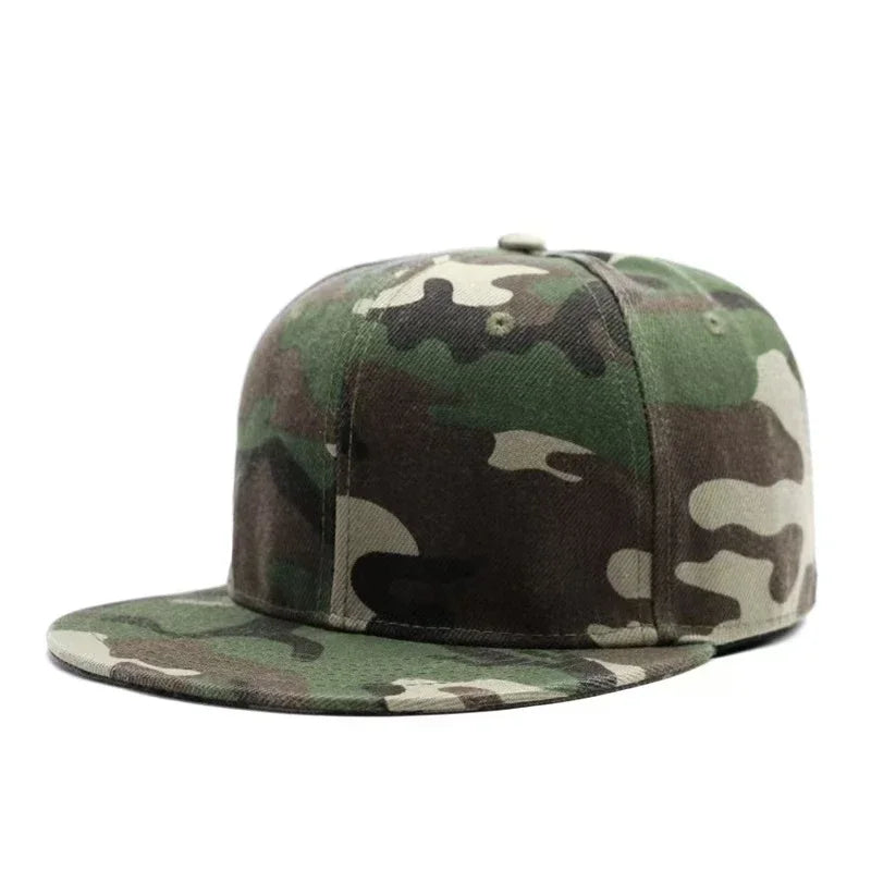 Baseball Caps Adult Flat Peak Hip Hop Fitted Hat Men Women