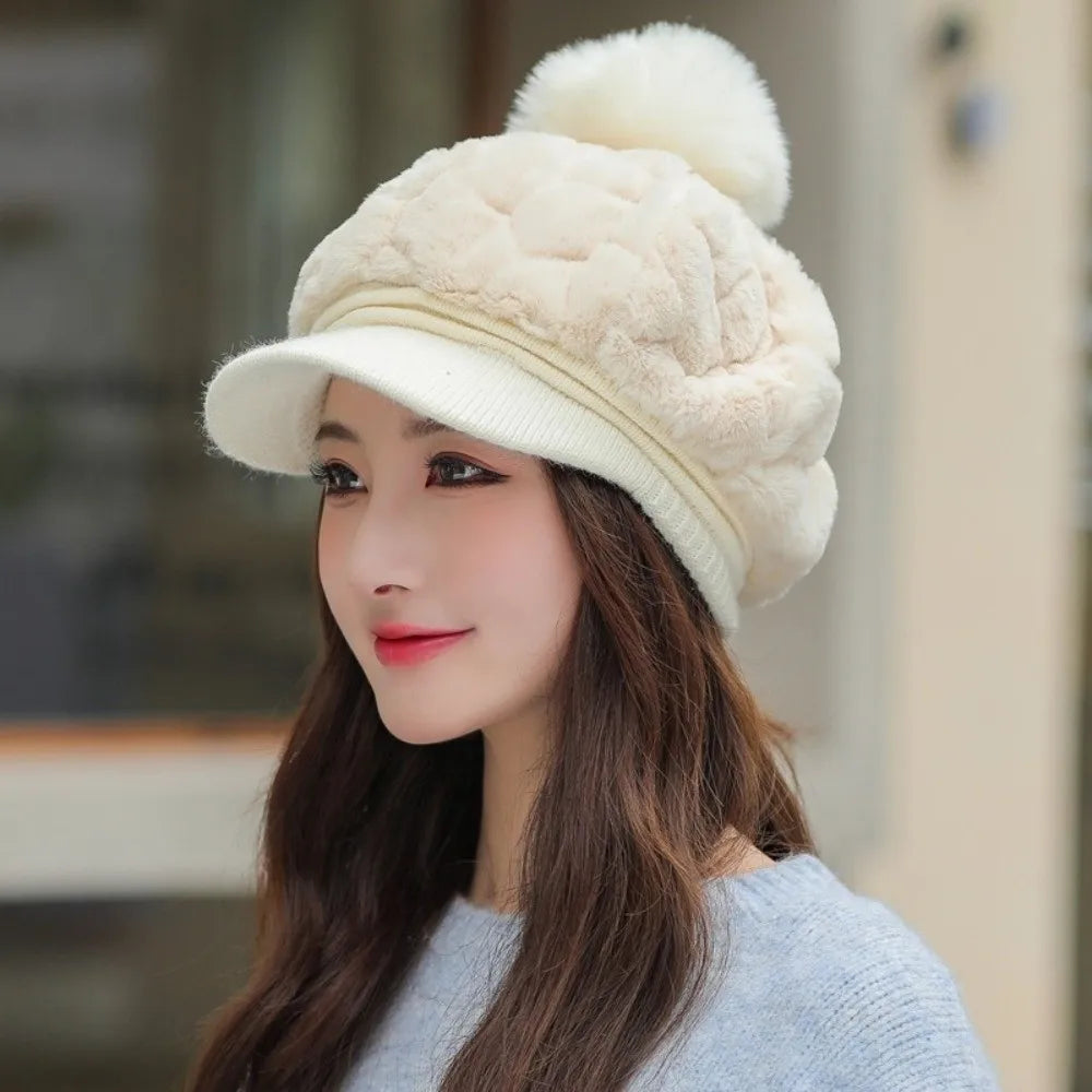 New Keep Warm Knitted Hat Windproof Thickened Ear Protection Hat