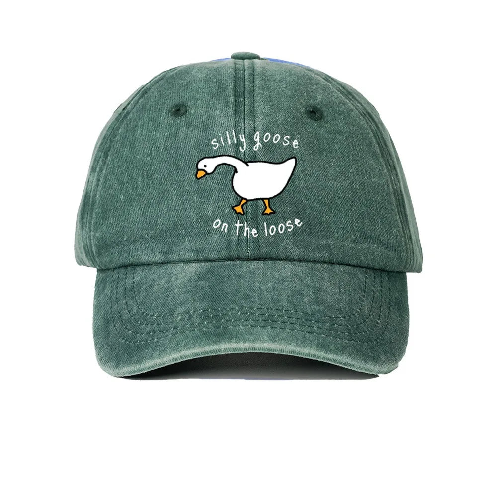 Big Goose Printed Baseball Hat for Men and Women