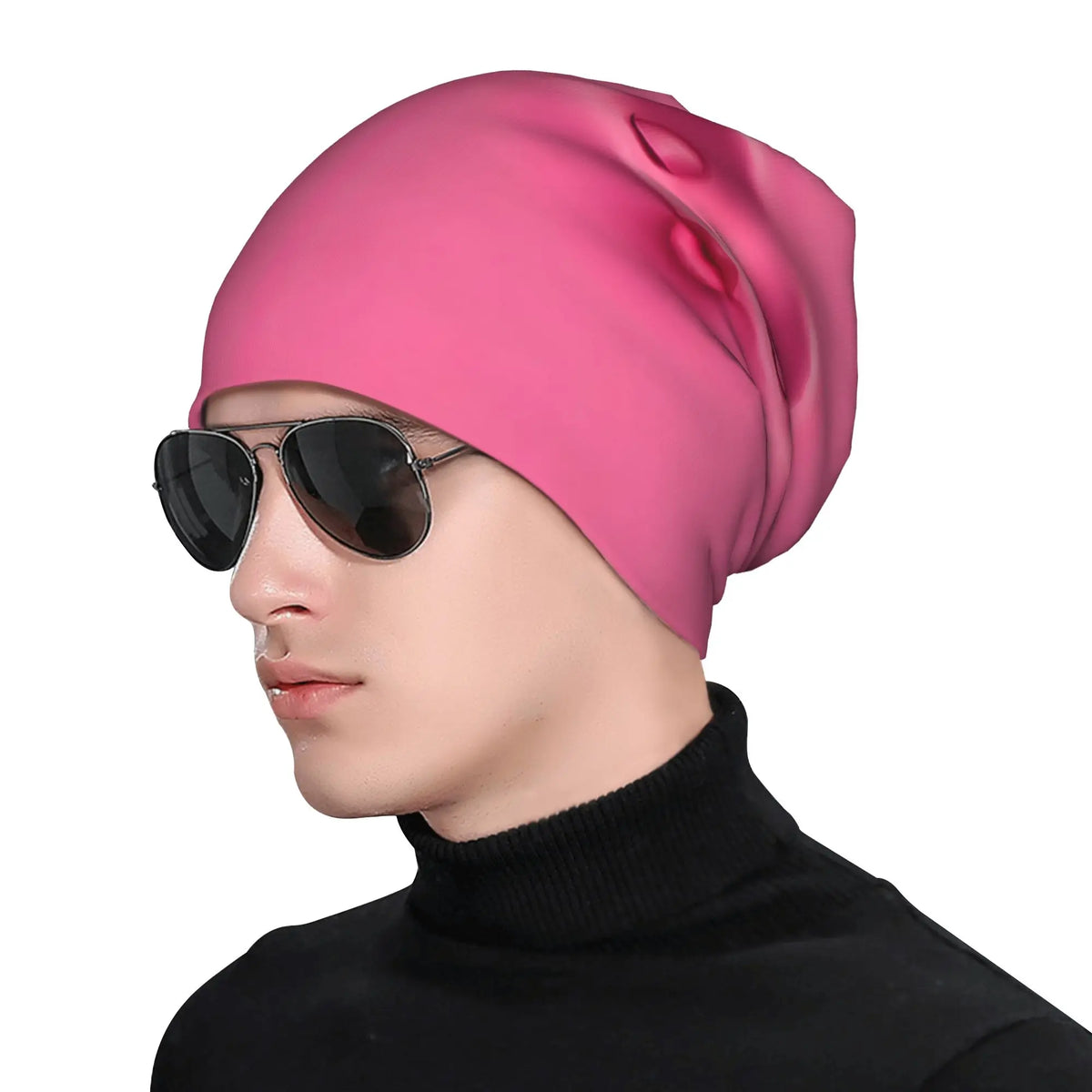 Funny Expression Bonnet Hat Knitted Hats Men Women