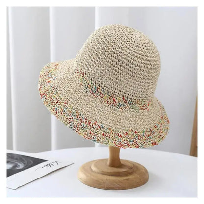 Hook Woven Sun Hat, Large Brim Sun Protection Straw Hat