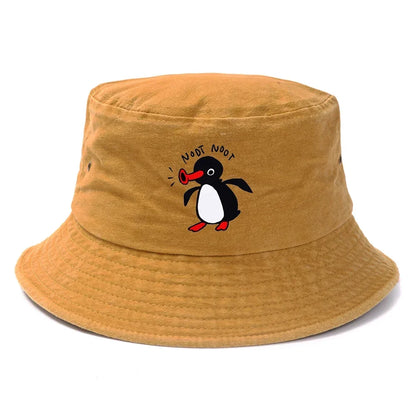 Summer Penguin Bucket Hat Reversible Bob Men Women Cotton