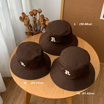 Big Head Cotton Bucket Hats For Men Women
