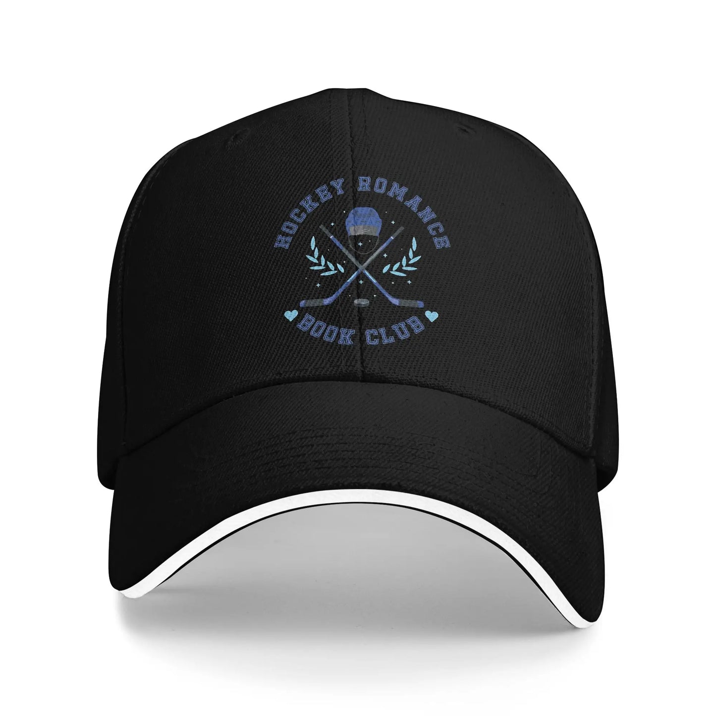 Hockey Romance Book Club Men Baseball Cap