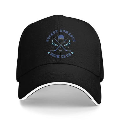 Hockey Romance Book Club Men Baseball Cap