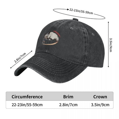 Daisy Chain Opossum Possum Yaaaas! Baseball Caps