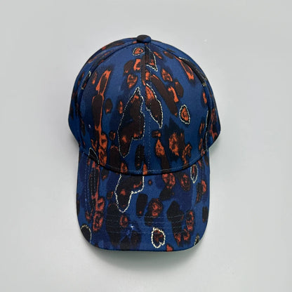 Graffiti Leopard Stripe Print Baseball Hats