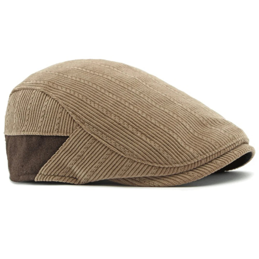 Berets Autumn Winter Hat Caps For Men Women Fleece Lined Corduroy Beret Hat
