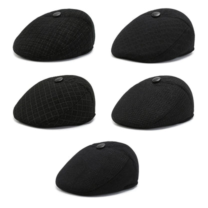 Fashion Berets Men High Quality Autumn Winter Wool Hat