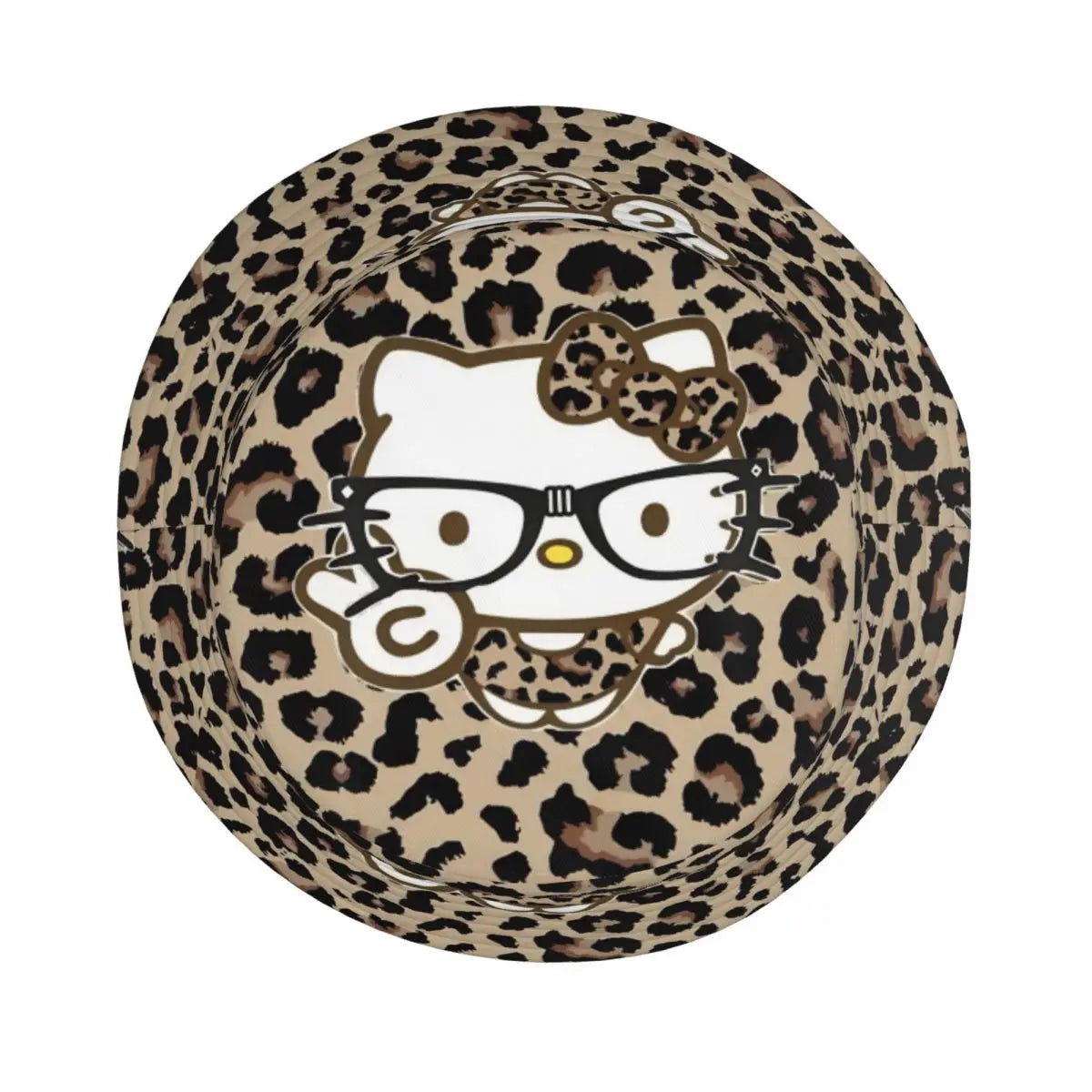 Kittys Leopard Bucket Hat Vocation Getaway Headwear Accessories Fisherman Cap