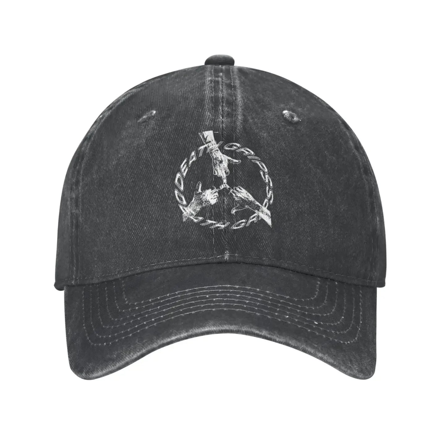 Death Rock Grips Music Denim Hat Baseball Cap