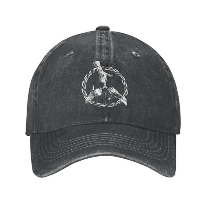 Death Rock Grips Music Denim Hat Baseball Cap