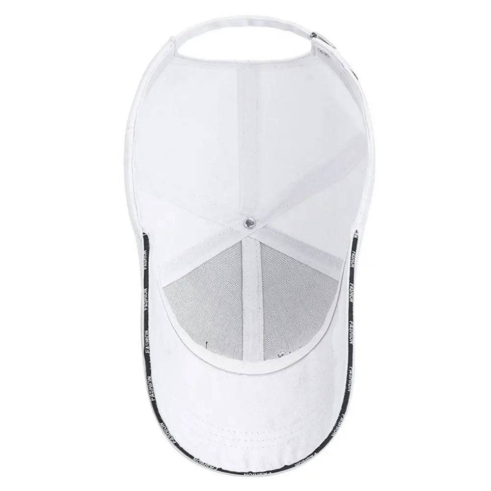 Cotton Breathable Adjustable Sun Hats Cotton Solid Color Sunscreen Hat Sun Cap Men