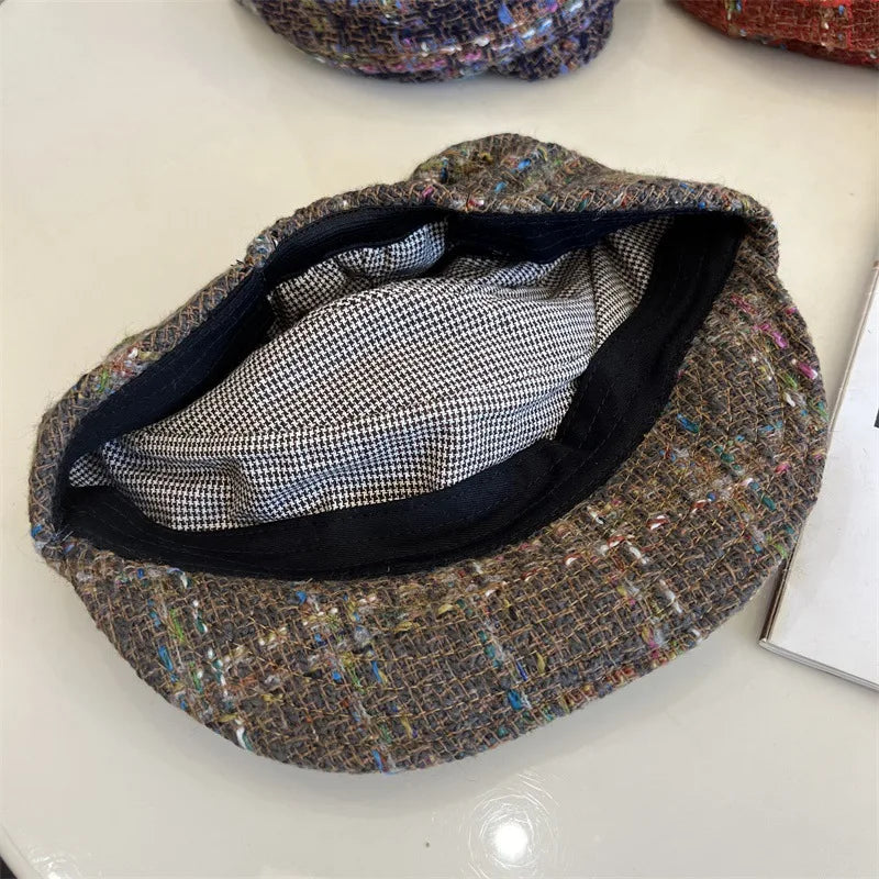 French Tweed Equestrian Hat Women's