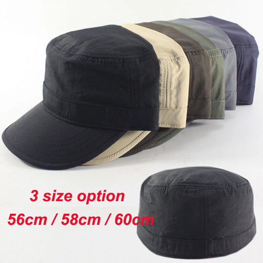 Vintage Big Fixe Size Flat Baseball Cap Fitted Size Caps