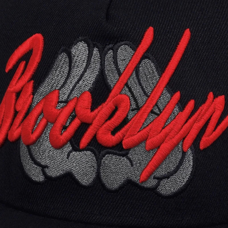 Fashion Brooklyn Embroidery Snapback Cap Hip Hop