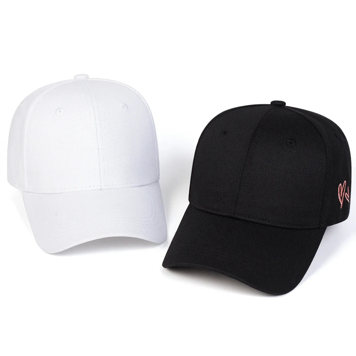 Unisex Love Embroidery Baseball Caps Spring and Autumn