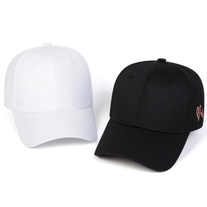 Unisex Love Embroidery Baseball Caps Spring and Autumn
