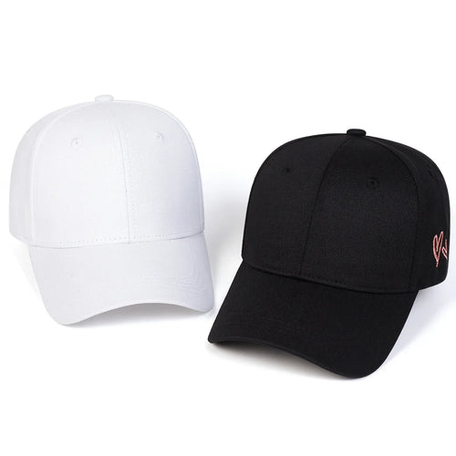Unisex Love Embroidery Baseball Caps Spring and Autumn