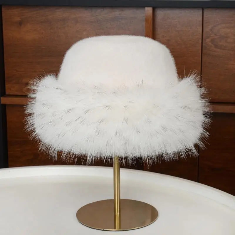 Winter Plush Fisherman Hat For Women
