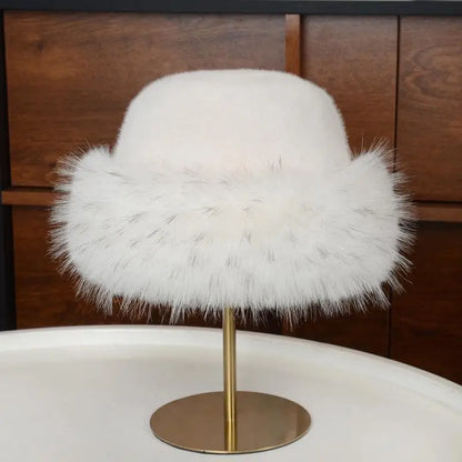 Winter Plush Fisherman Hat For Women