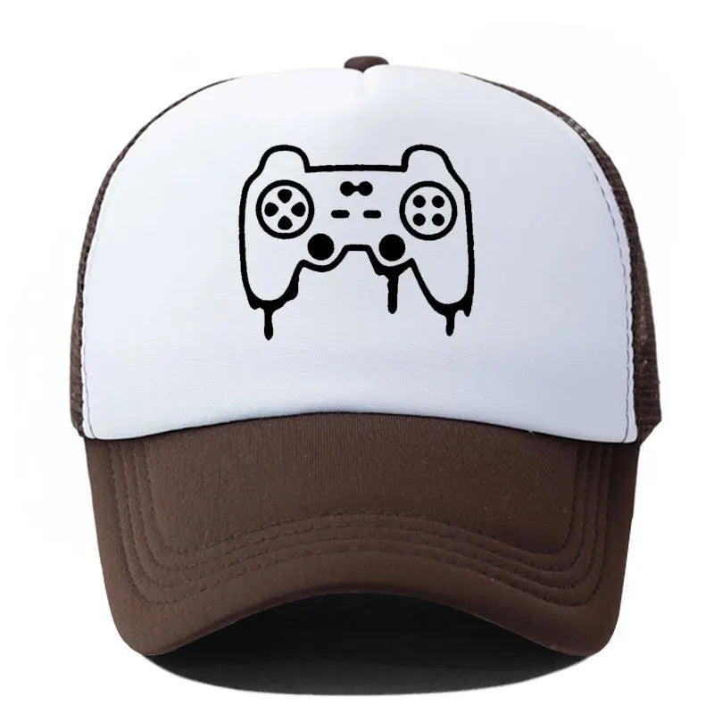 Game Console Printed Baseball Cap