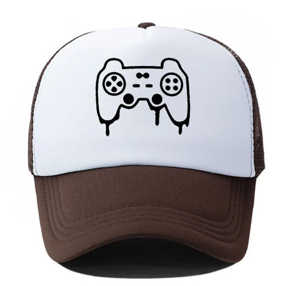 Game Console Printed Baseball Cap