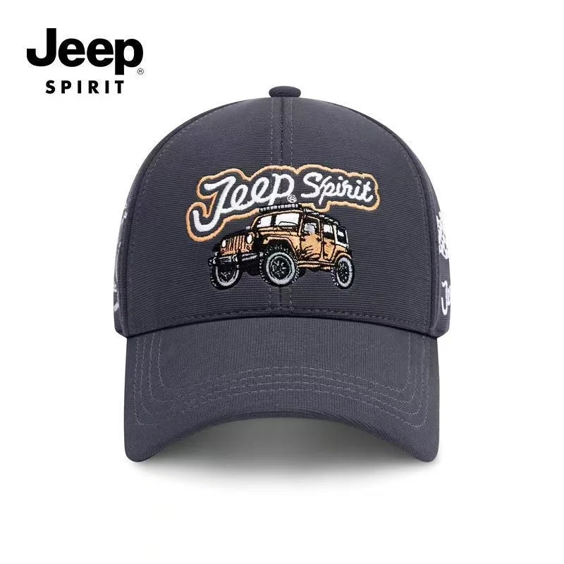 2026 Jeep High-Quality Pure Cotton Embroidered Baseball Cap