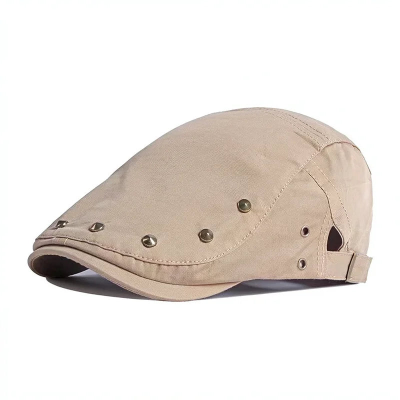 Retro British Newsboy Cap Unisex Vintage Beret Hat