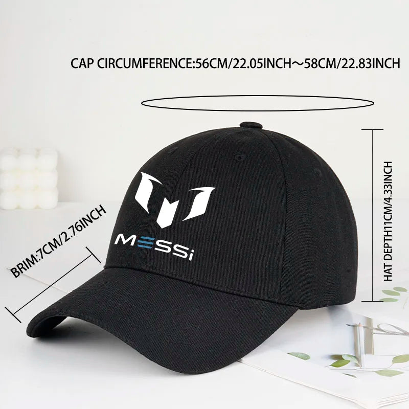 Messi Printed Soft-Peak Baseball Cap