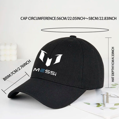 Messi Printed Soft-Peak Baseball Cap