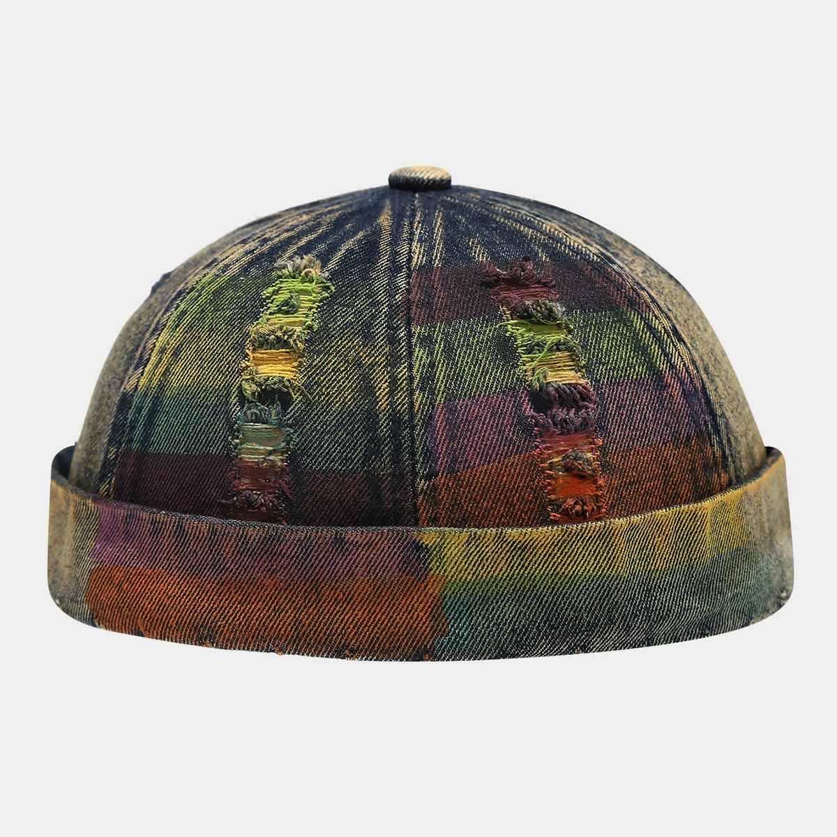 Denim Docker Cap Retro Hip Hop Street Caps
