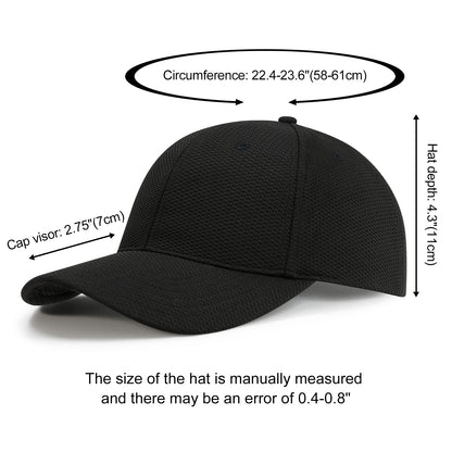 Breathable Baseball Cap Sunhat Hat Unisex Comfortable Mesh Cap