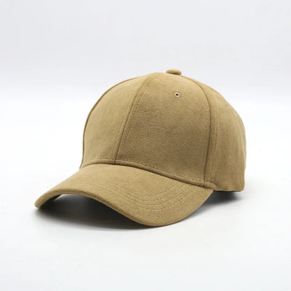Wholesale Suede Baseball Cap Autumn Winter for Men Women