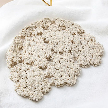 Autumn Winter Knitted Hat Hollowed Out Knitted Hat