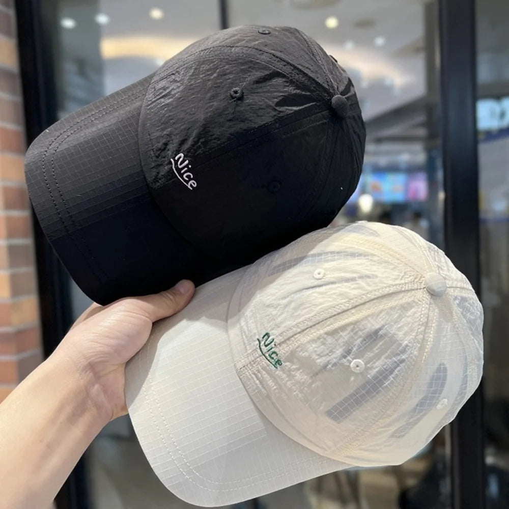 Summer Thin Breathable Mesh Baseball Caps for Men and Women