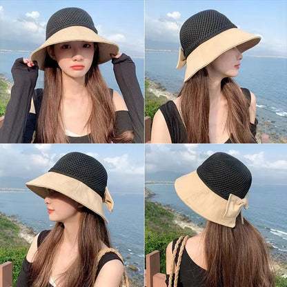 Outdoor UV Protection Sun Hat Summer Women's Bucket