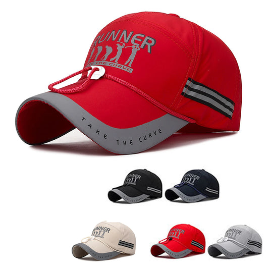 Men's Peaked Cap Breathable Sports Cap Long Brim Sunscreen Baseball Cap For Men Fashion