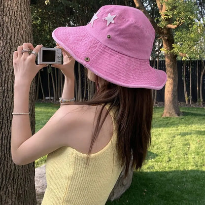 Windproof Vintage Washed Denim Hat