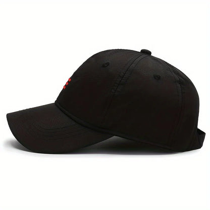 Breathable Baseball Cap - Adjustable, Moisture-Wicking Sun Hat