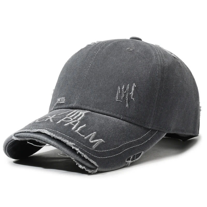 Spring–Autumn Faded Distressed American-Style Washed Cap