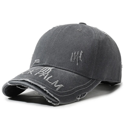 Spring–Autumn Faded Distressed American-Style Washed Cap