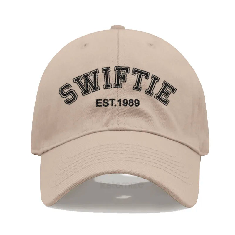 1989 Embroidery Baseball Cap for Men Women Unisex Washed Cotton